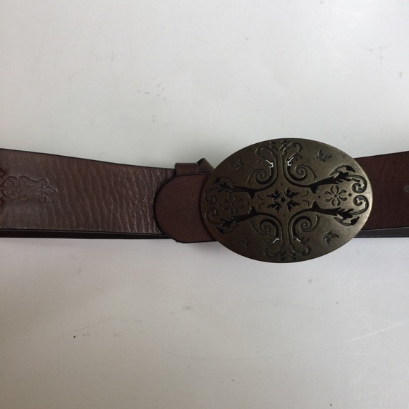 LIZ CLAIBORNE BROWN BOHO WOMENS BELT MEDIUM - Picture 11 of 12